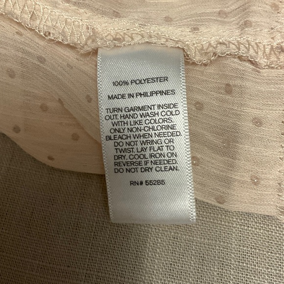 Express Cream Blouse with Polka Dots - Picture 6 of 6